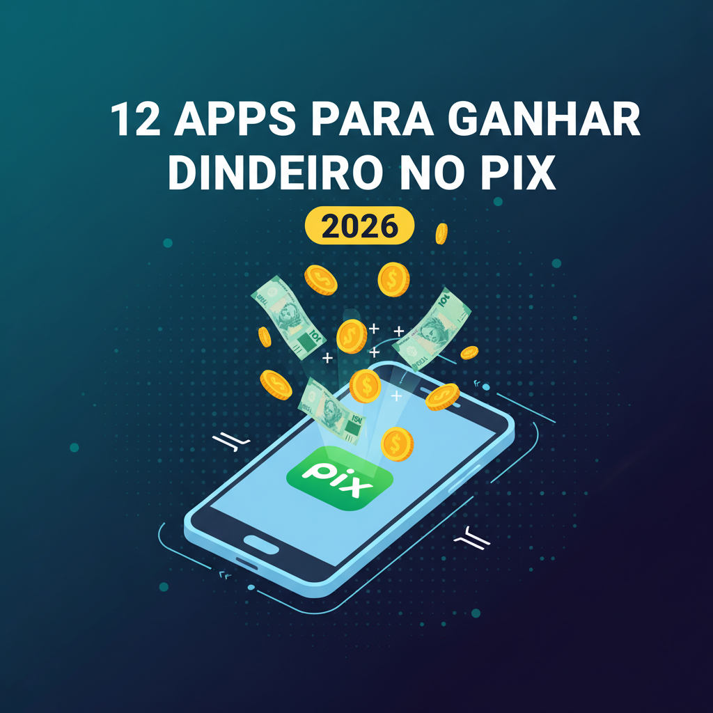 12 aplicativos para ganhar dinheiro no PIX em 2026