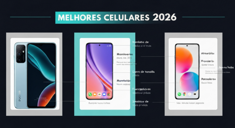 Melhores celulares bom e barato 2026 - guia custo-benefício