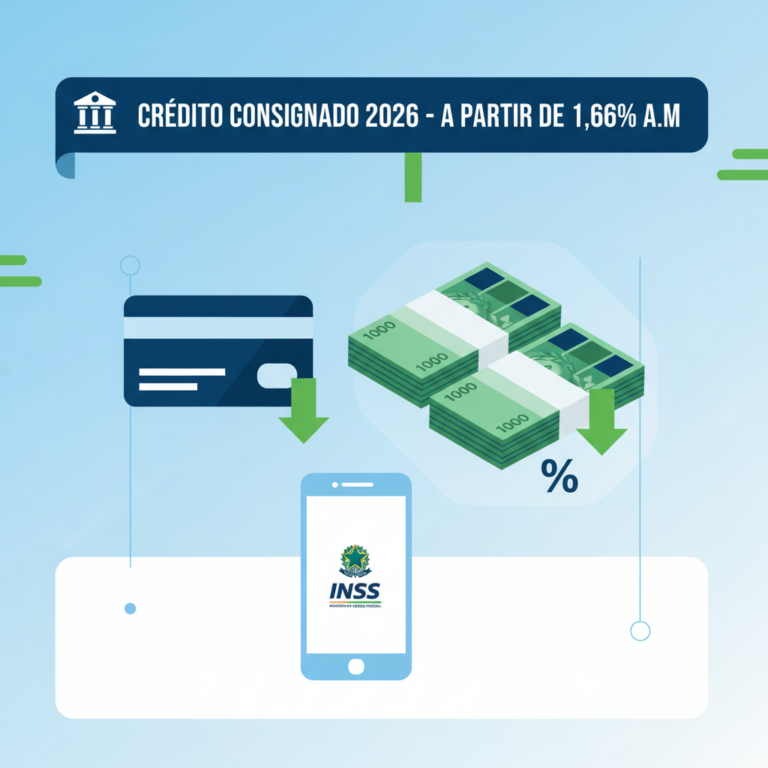 Crédito consignado 2026 - taxas e como contratar