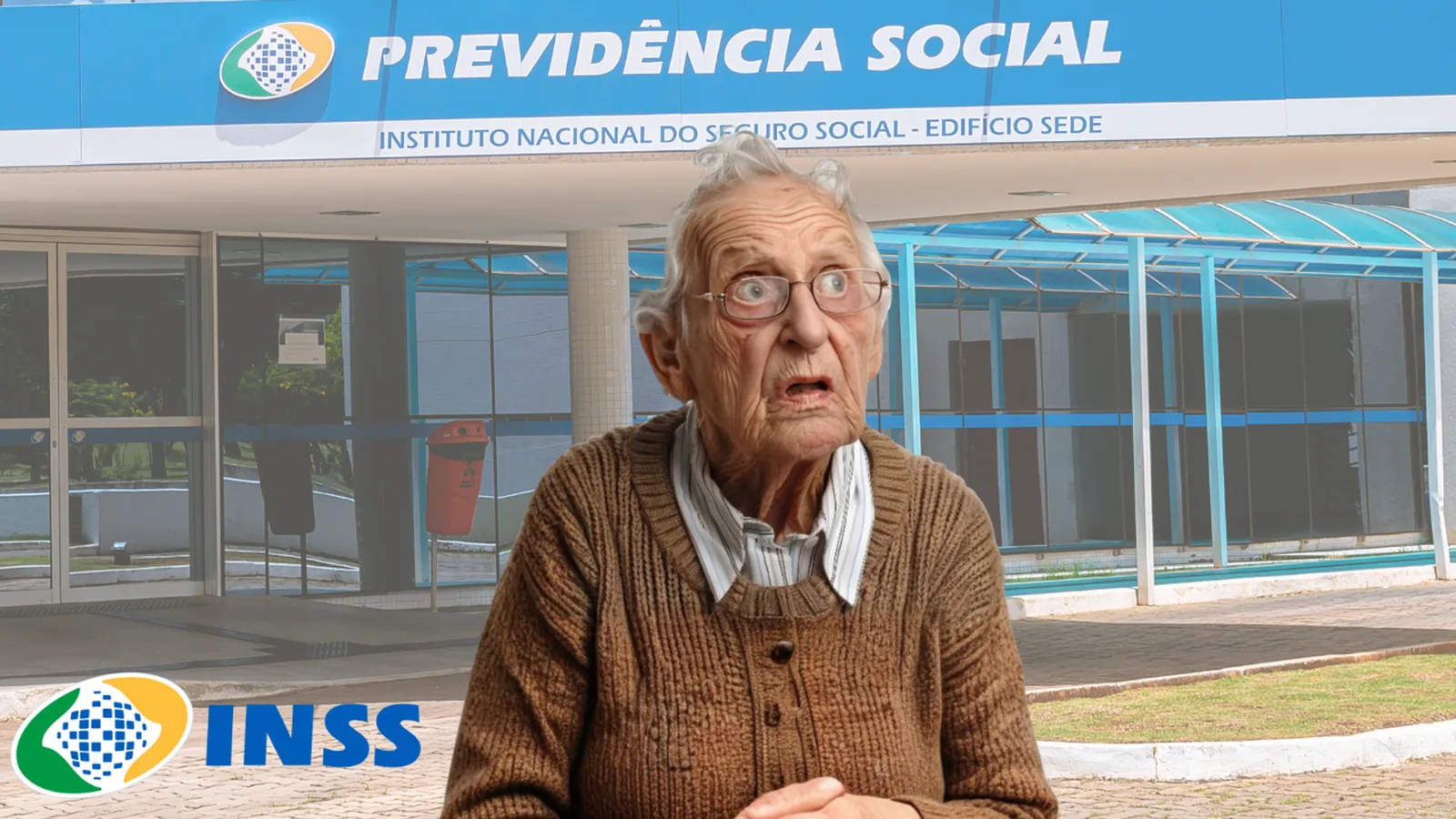 Casal de idosos sorrindo após receber benefício do INSS