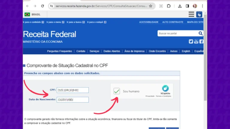 Valores a Receber Consulta CPF 2026: Passo a Passo Completo no SVR